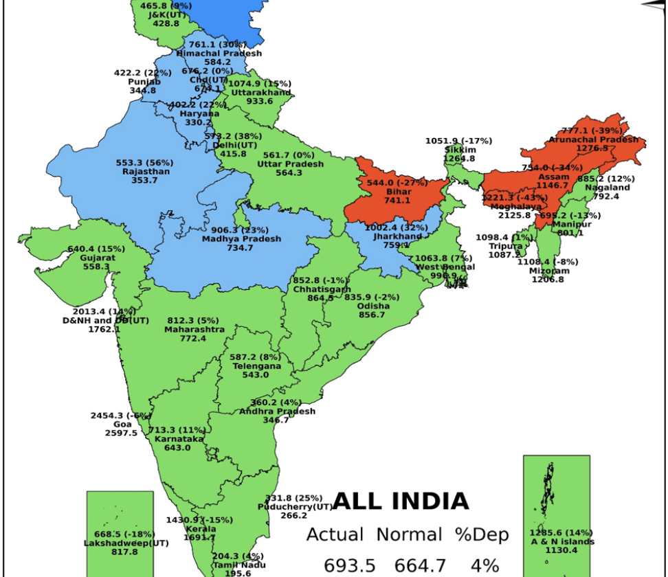 Weekly South-West Monsoon Report – 26th Aug 2025